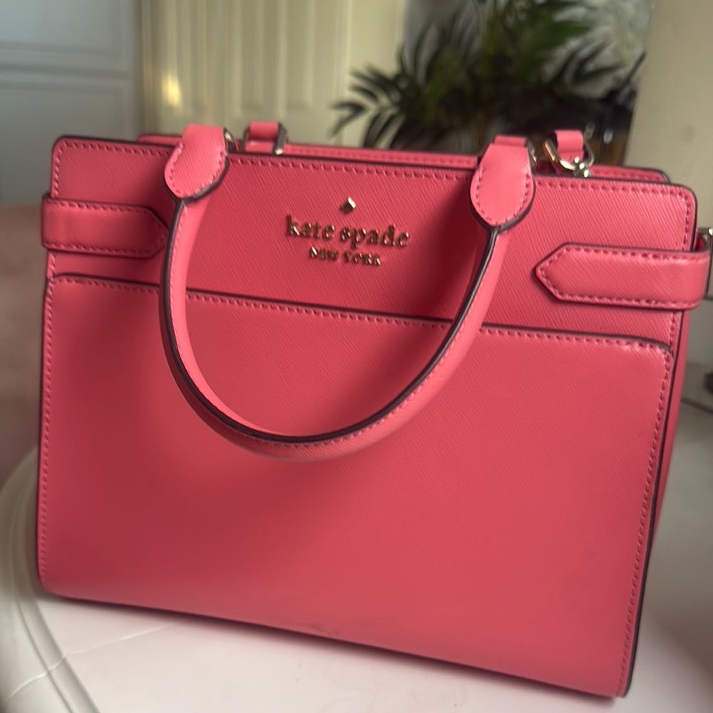 Kate Spade Pink Satchel with Structured Design